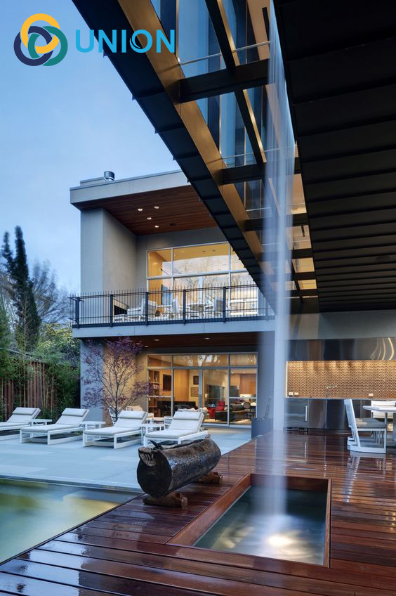 Mẫu màn nước đẹp cho không gian ngoại thất