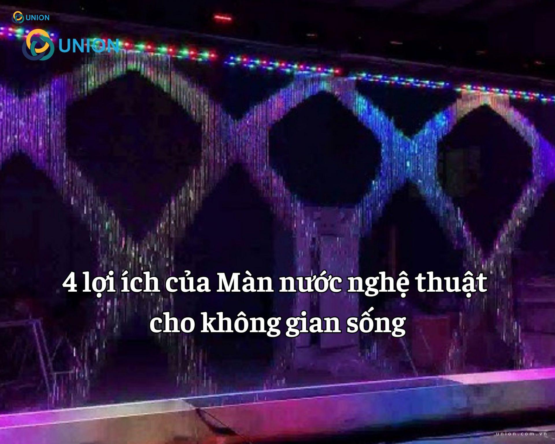 4 lợi ích của Màn nước nghệ thuật cho không gian sống