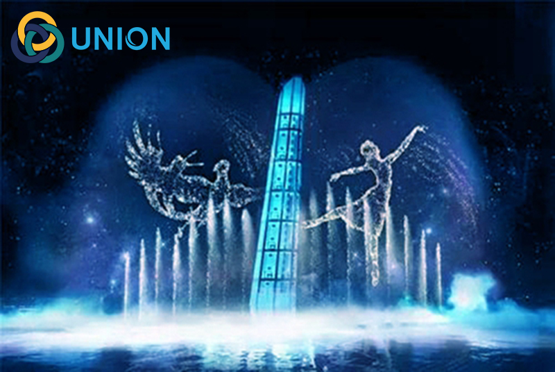 Mô hình ứng dụng thực tế màn sương kỹ thuật số vào các công trình sự kiện cuối năm