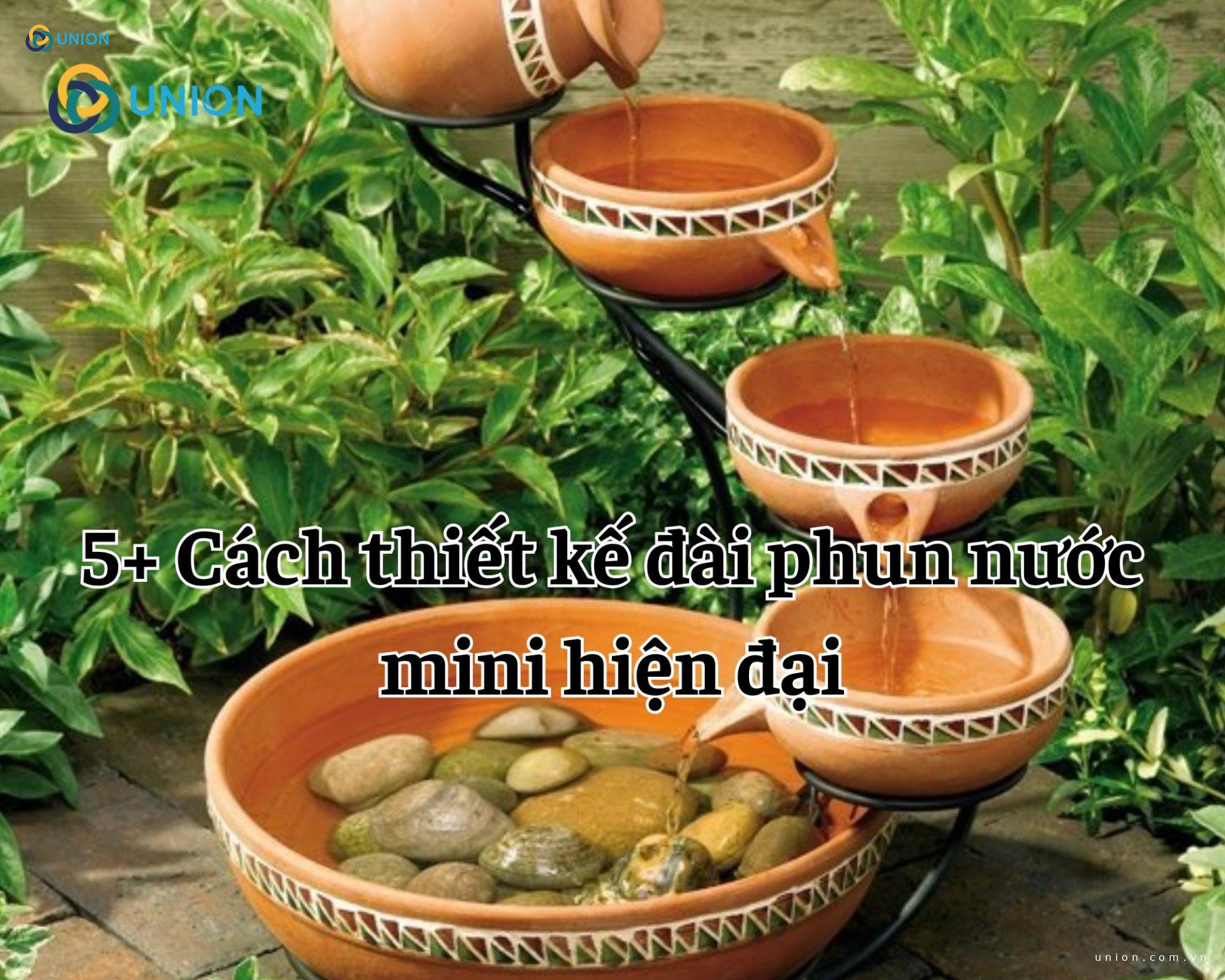 5+ Cách thiết kế đài phun nước mini hiện đại