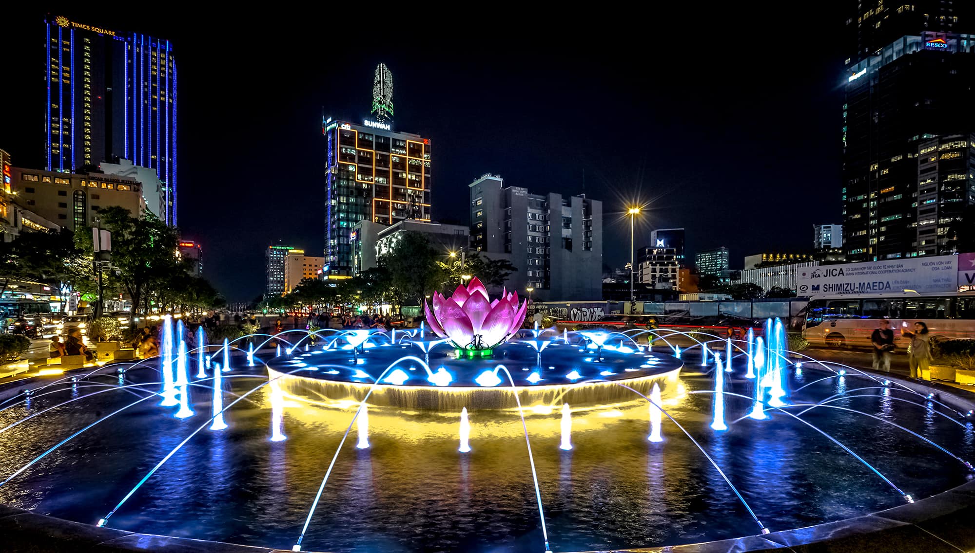 đài phun nước khu đô thị