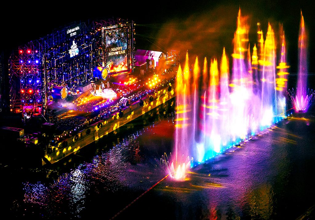 Giải pháp đài phun nước - nhạc nước nghệ thuật union