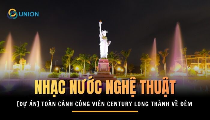 Toàn cảnh [Dự án] Nhạc nước nghệ thuật Century Park về đêm