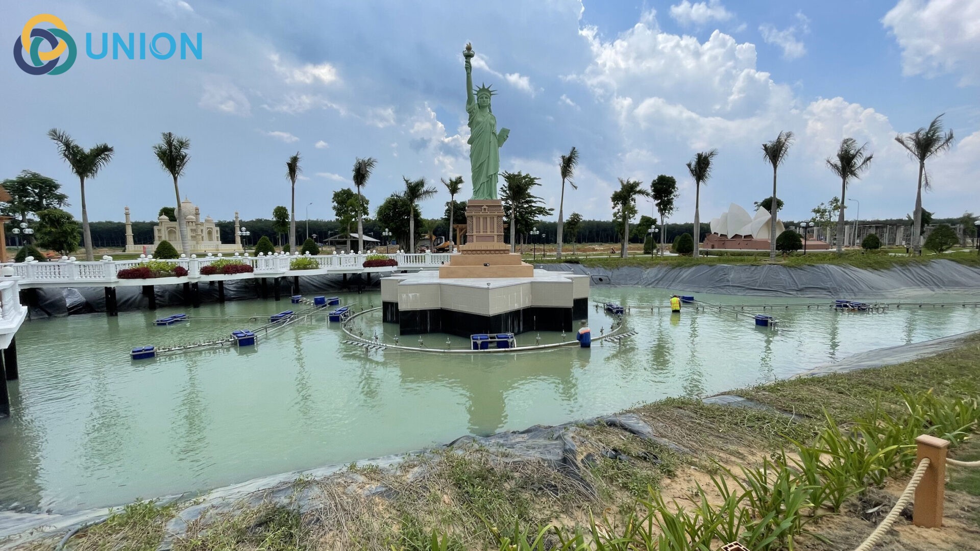 Quy trình thi công hạng mục hệ thống nhạc nước nghệ thuật tại dự án