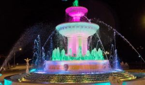 đài phun nước tầng tràn