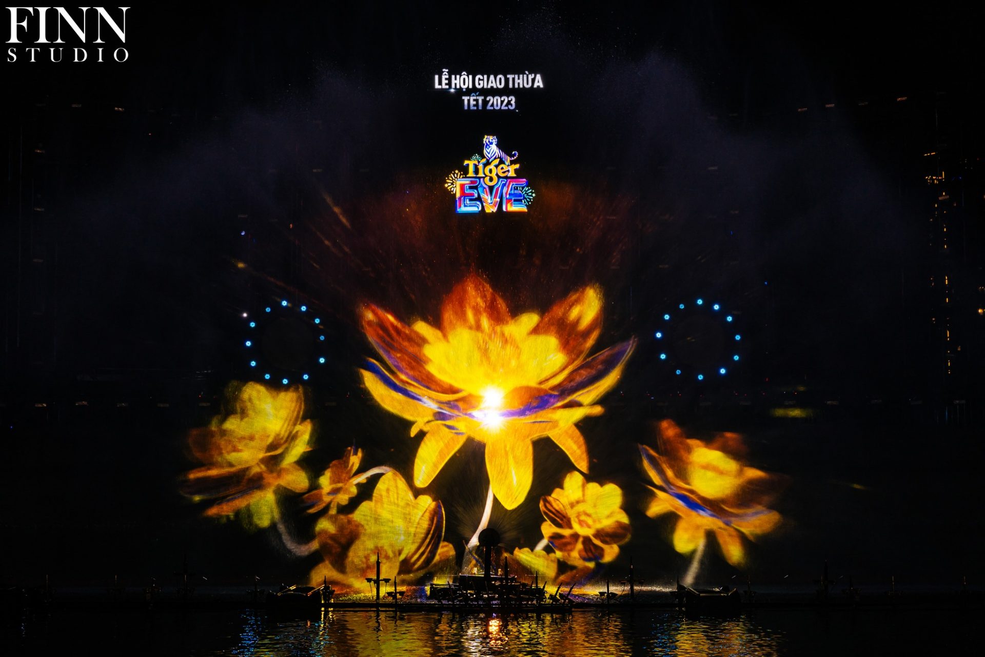 hình ảnh thiết bị nhạc nước nghệ thuật: màn nước mapping