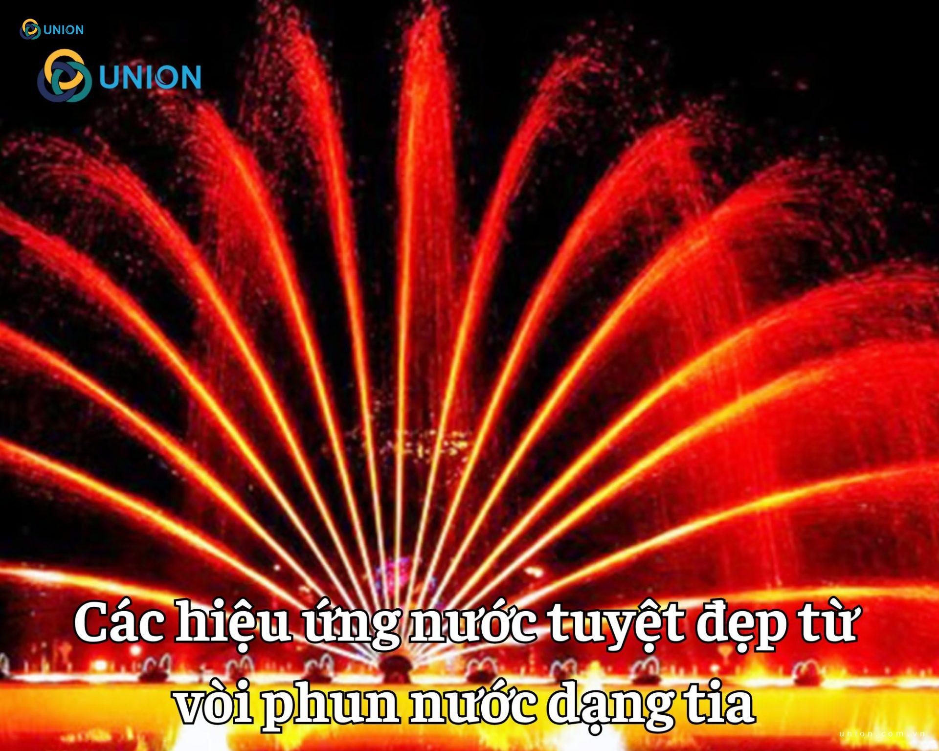 Các hiệu ứng nước tuyệt đẹp từ vòi phun nước dạng tia