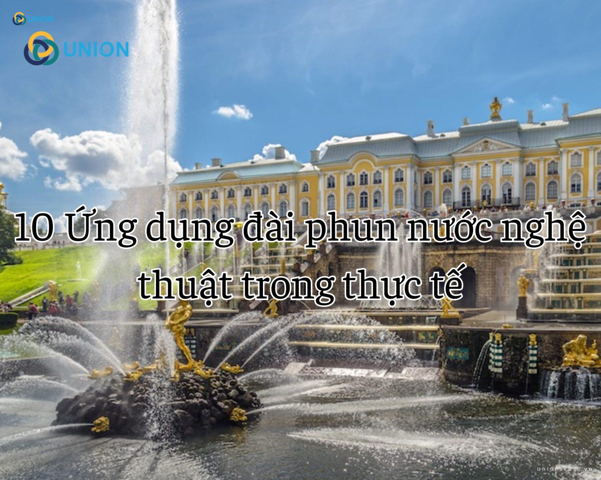 10 Ứng dụng đài phun nước nghệ thuật trong thực tế