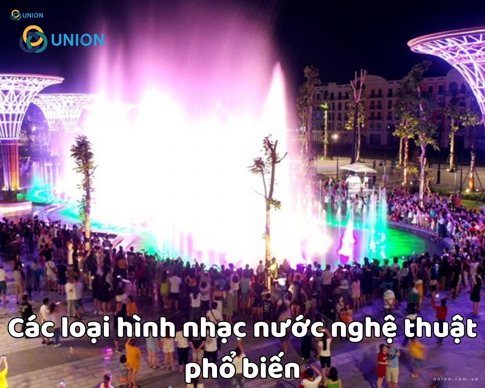 Các loại hình nhạc nước nghệ thuật phổ biến