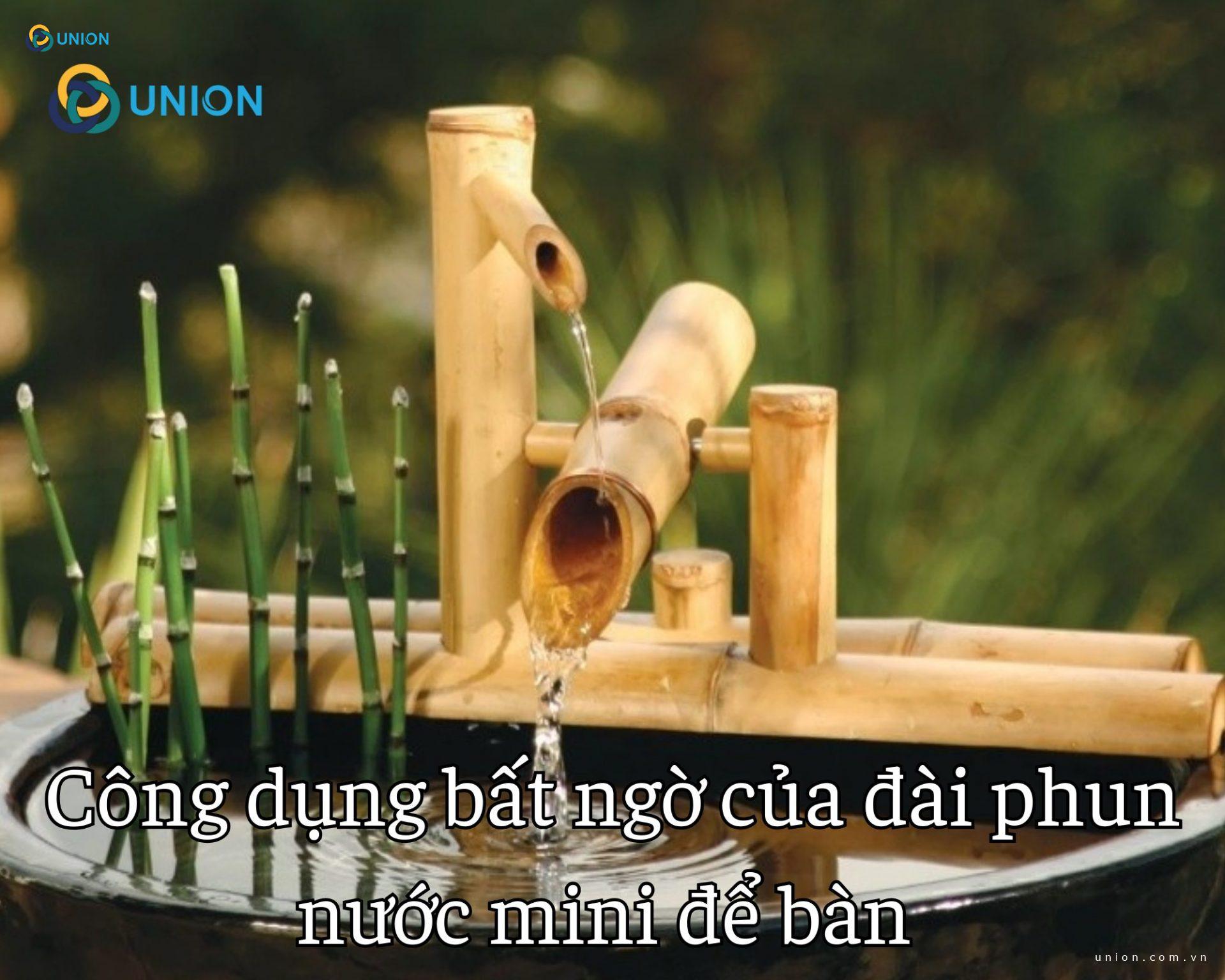 Công dụng bất ngờ của đài phun nước mini để bàn