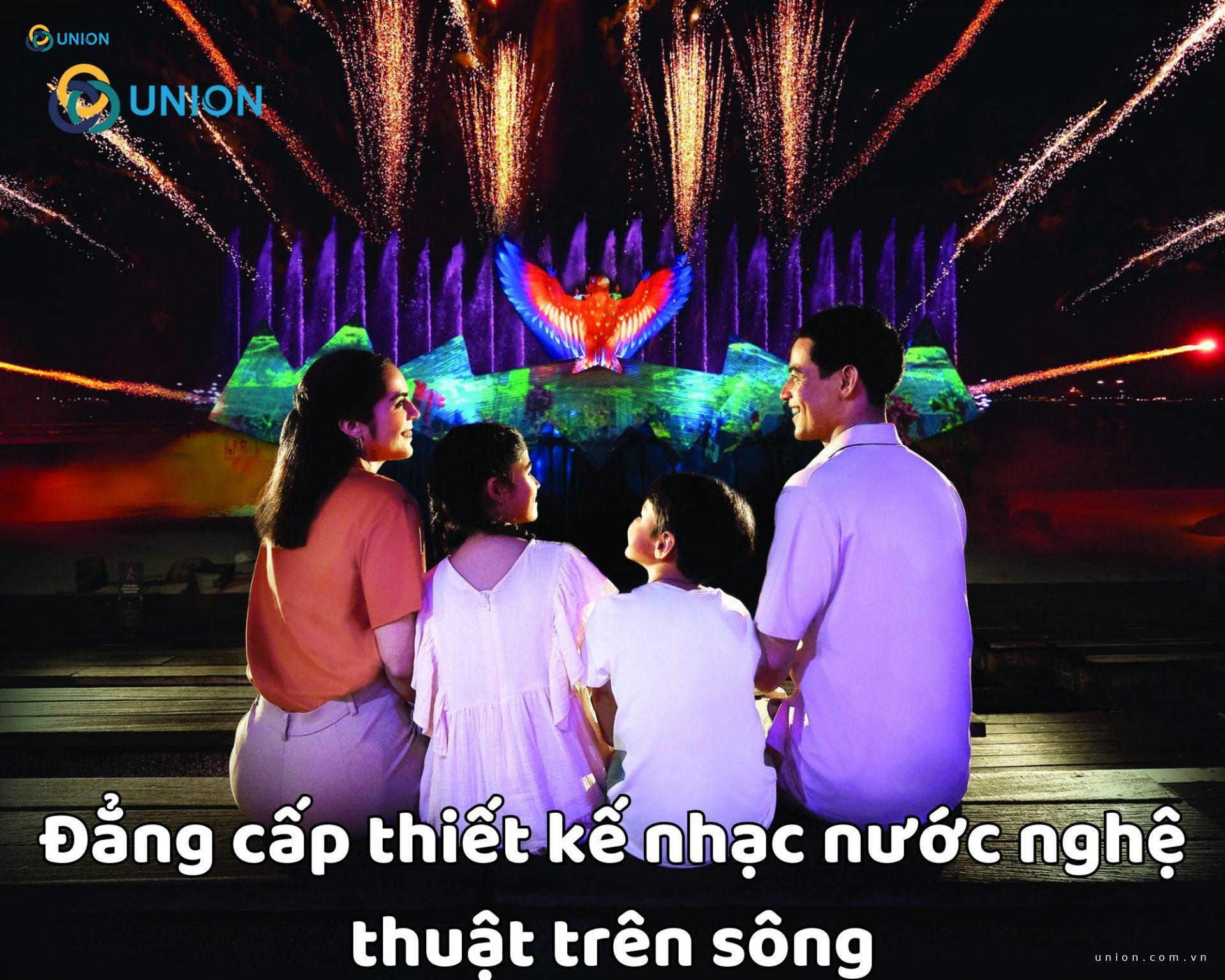 Đẳng cấp thiết kế nhạc nước nghệ thuật trên sông