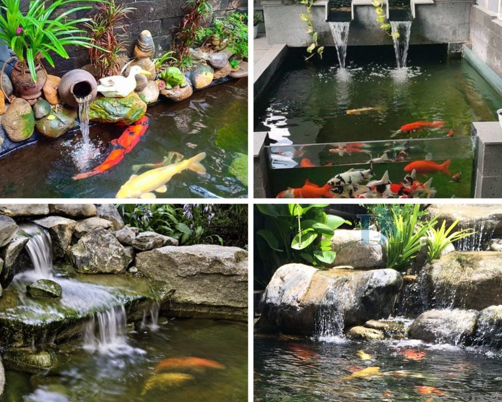 Thác nước hồ cá koi ảnh hưởng đến phong thủy như thế nào - UNION Một số mẫu thiết kế hồ cá koi đẹp - UNION