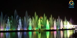 Đài Phun Nước Nghệ Thuật Kiểu Dáng Đường Thẳng - UNION