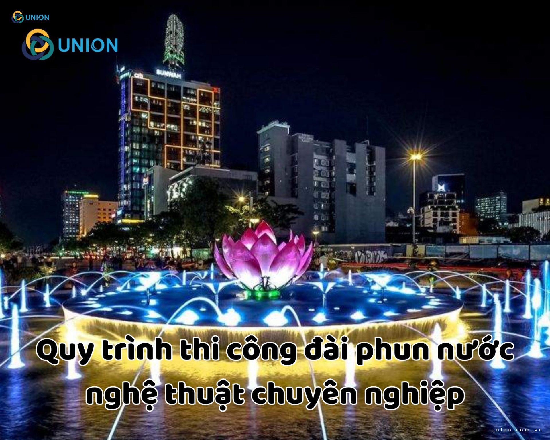 Quy trình thi công đài phun nước nghệ thuật chuyên nghiệp