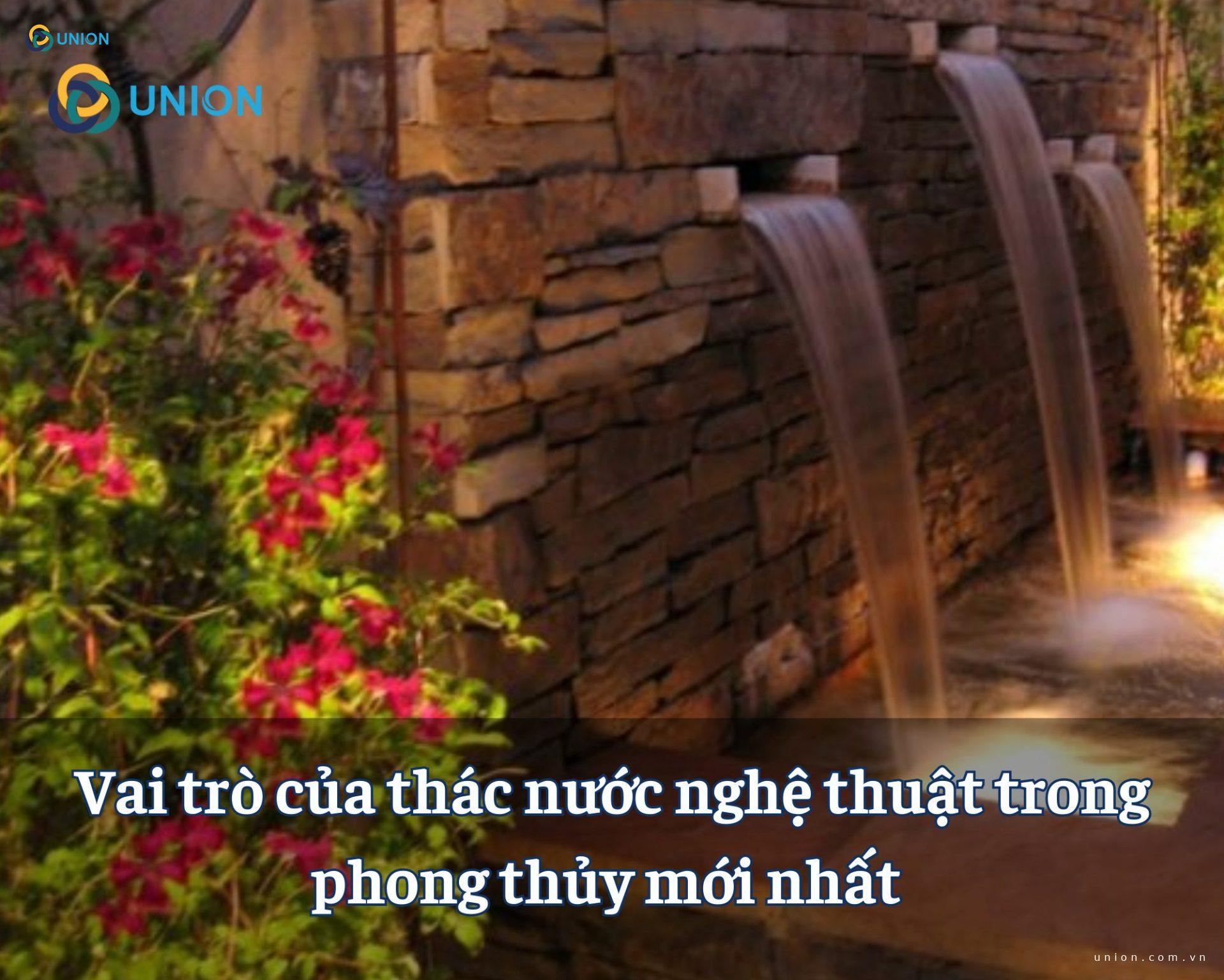 Vai trò của thác nước nghệ thuật trong phong thủy mới nhất