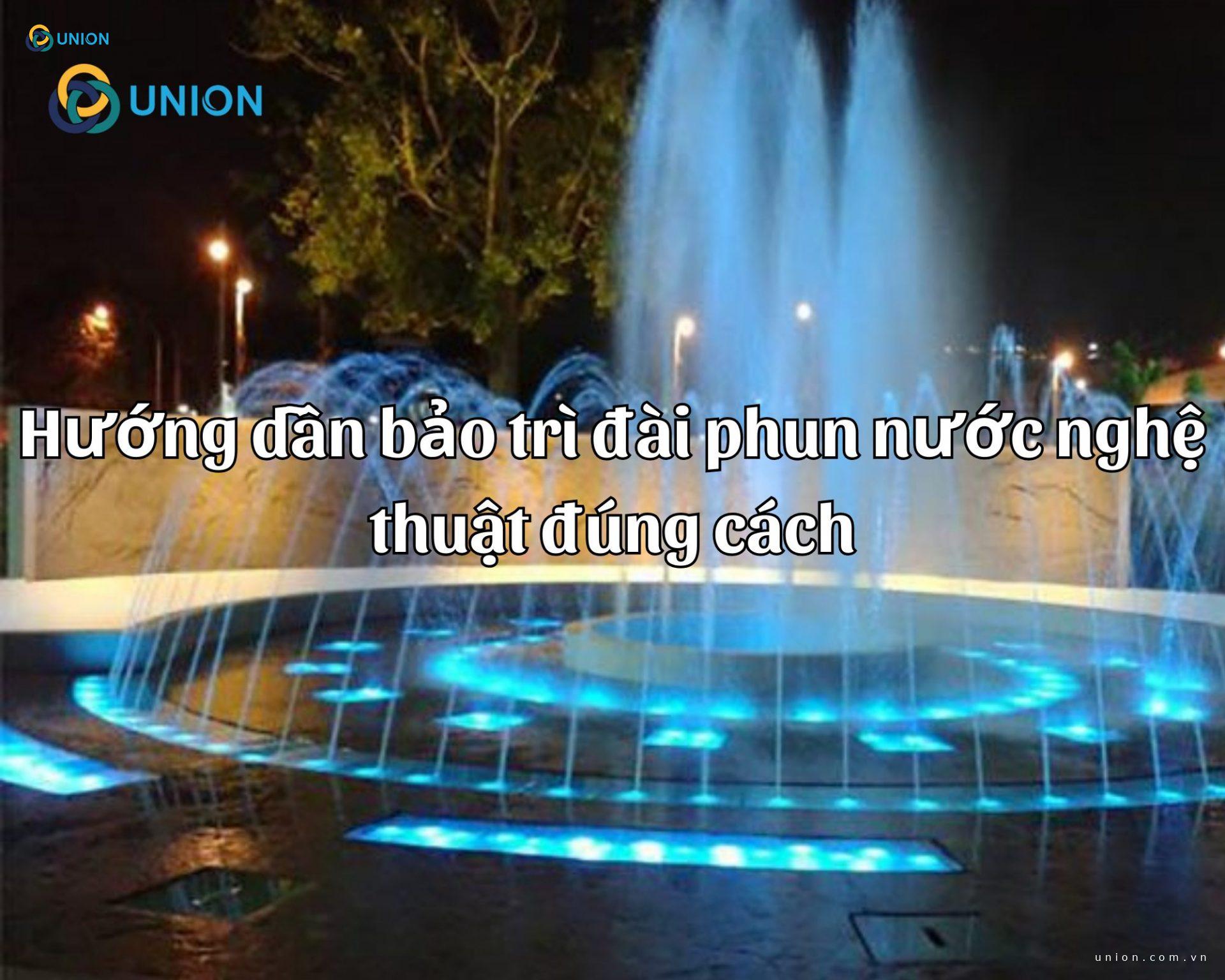 Hướng dẫn bảo trì đài phun nước nghệ thuật đúng cách