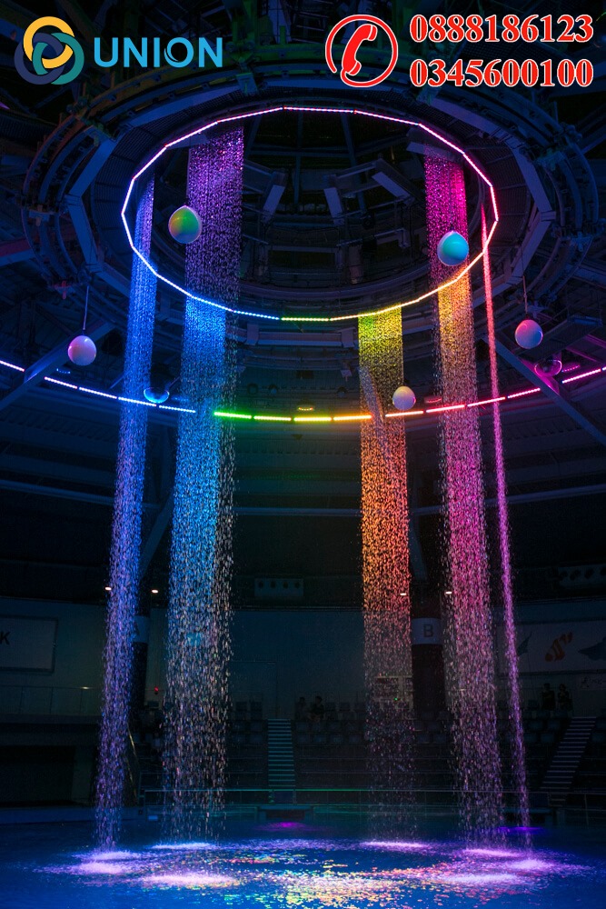 màn nước nghệ thuật trang trí - UNION