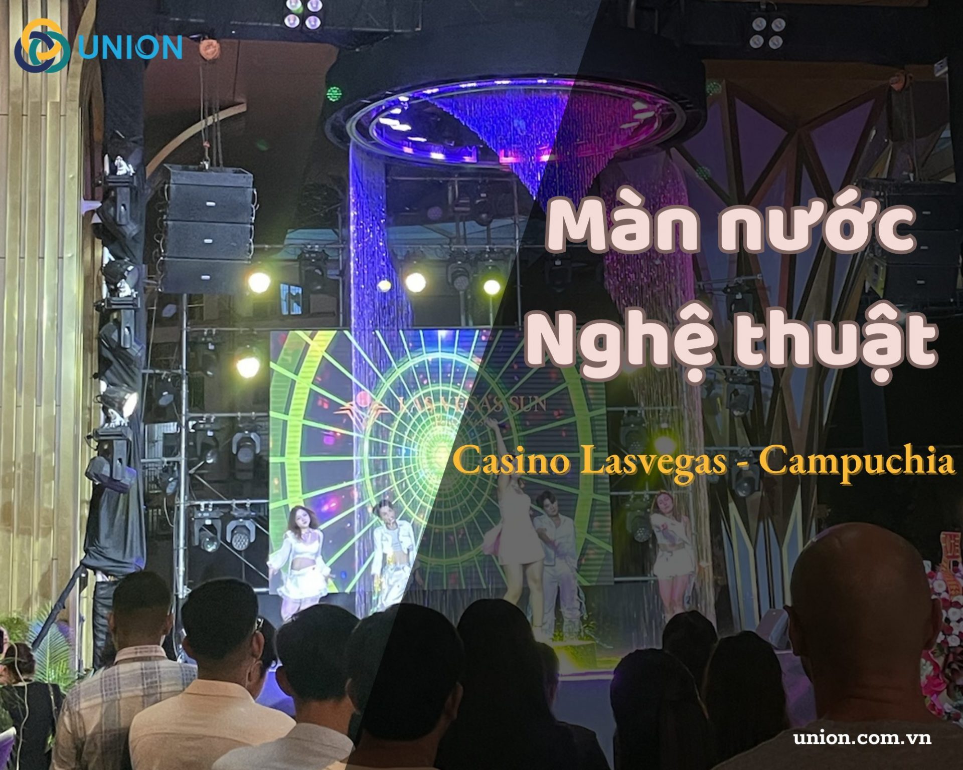 Màn Nước Trang Trí Nghệ Thuật tại Casino Las Vegas - Đỉnh Cao Sáng Tạo 2024