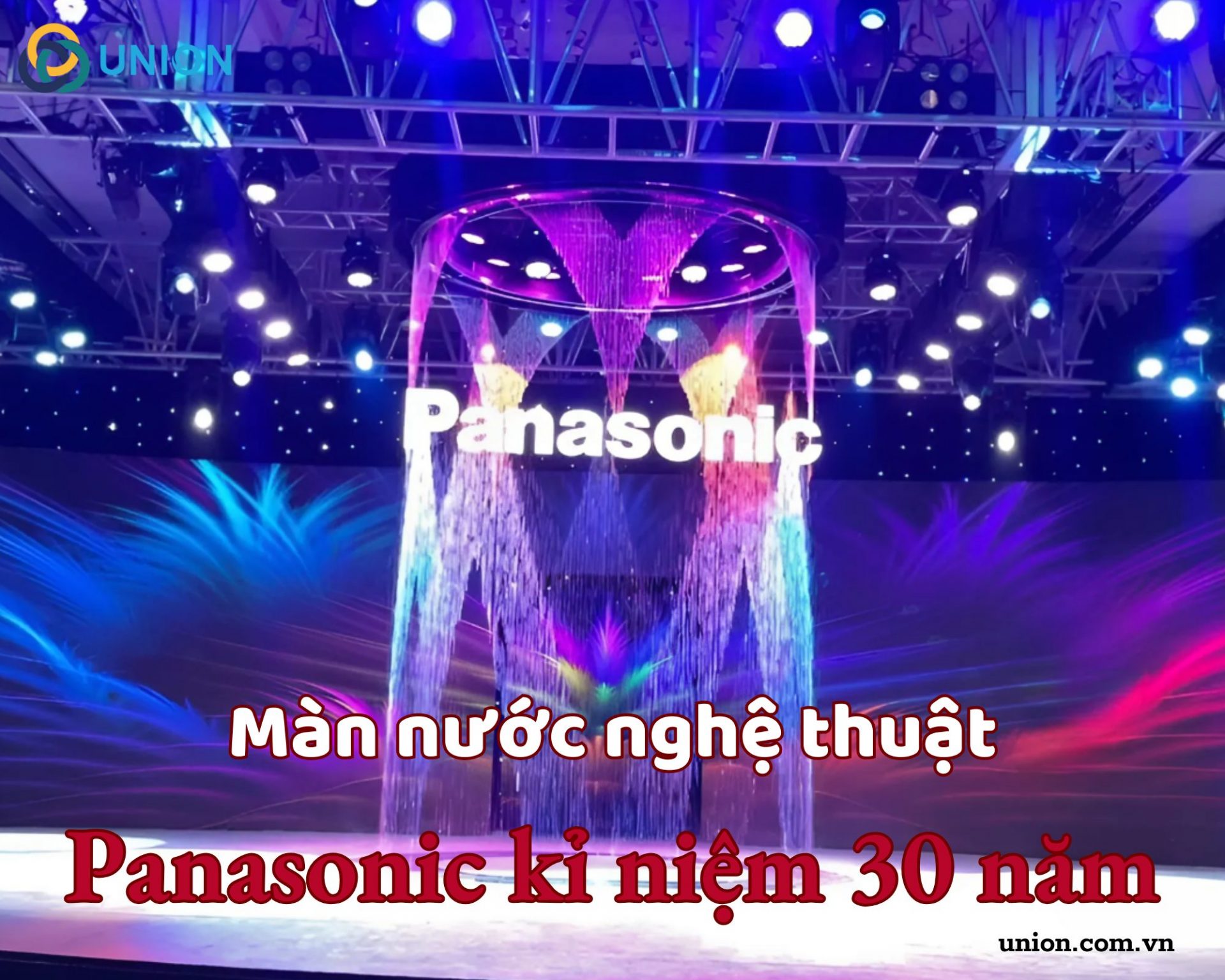 Màn Nước Trang Trí Panasonic - Kỷ Niệm 30 Năm Đầy Ấn Tượng