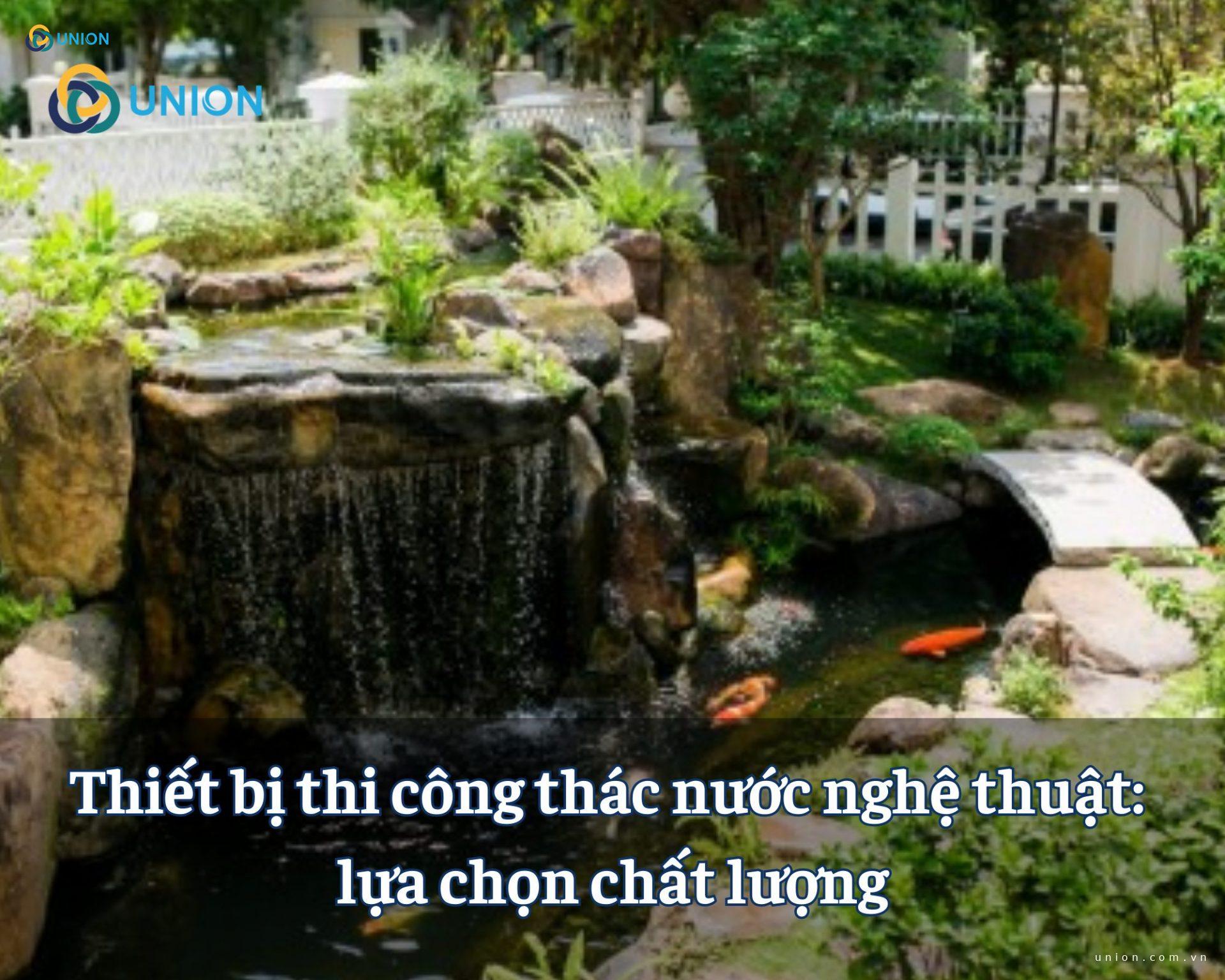 Thiết bị thi công thác nước nghệ thuật: lựa chọn chất lượng