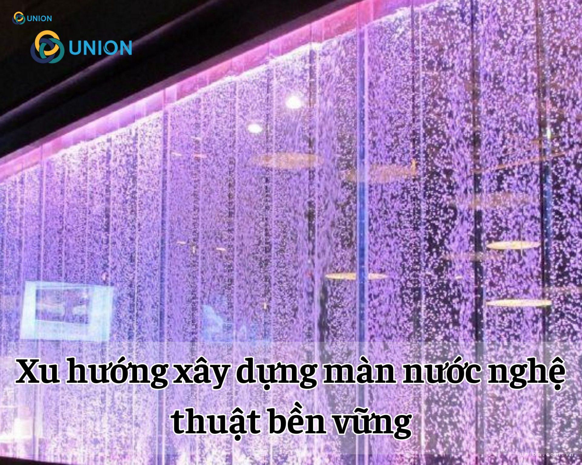 Xu hướng xây dựng màn nước nghệ thuật bền vững