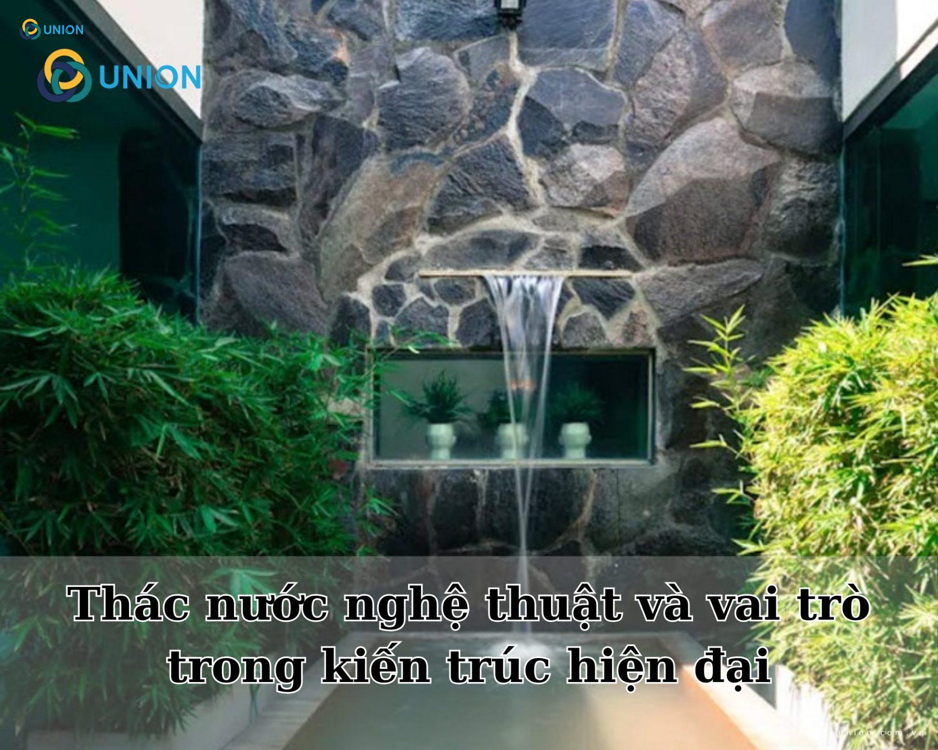 Thác nước nghệ thuật và vai trò trong kiến trúc hiện đại