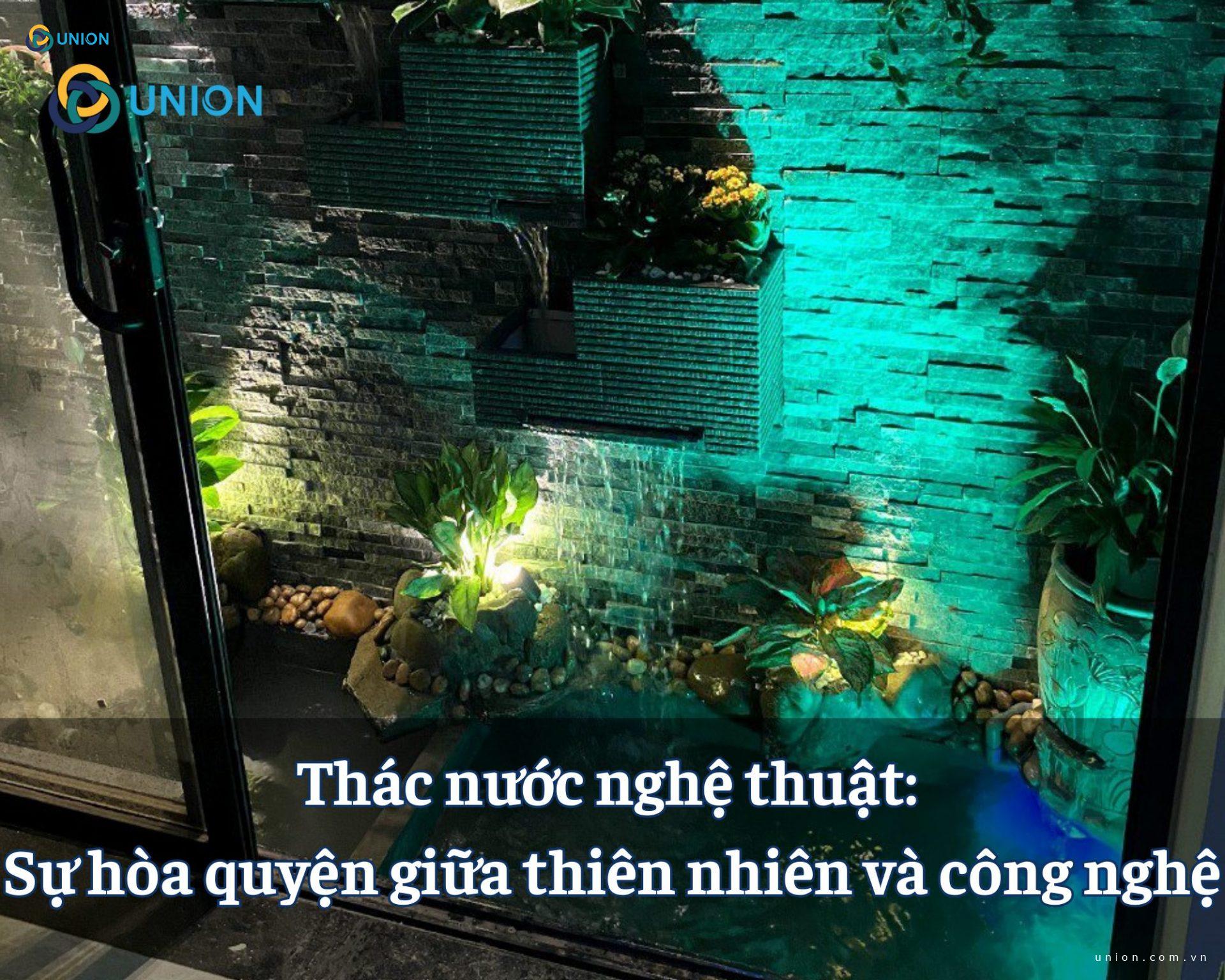 Thác nước nghệ thuật: Sự hòa quyện giữa thiên nhiên và công nghệ