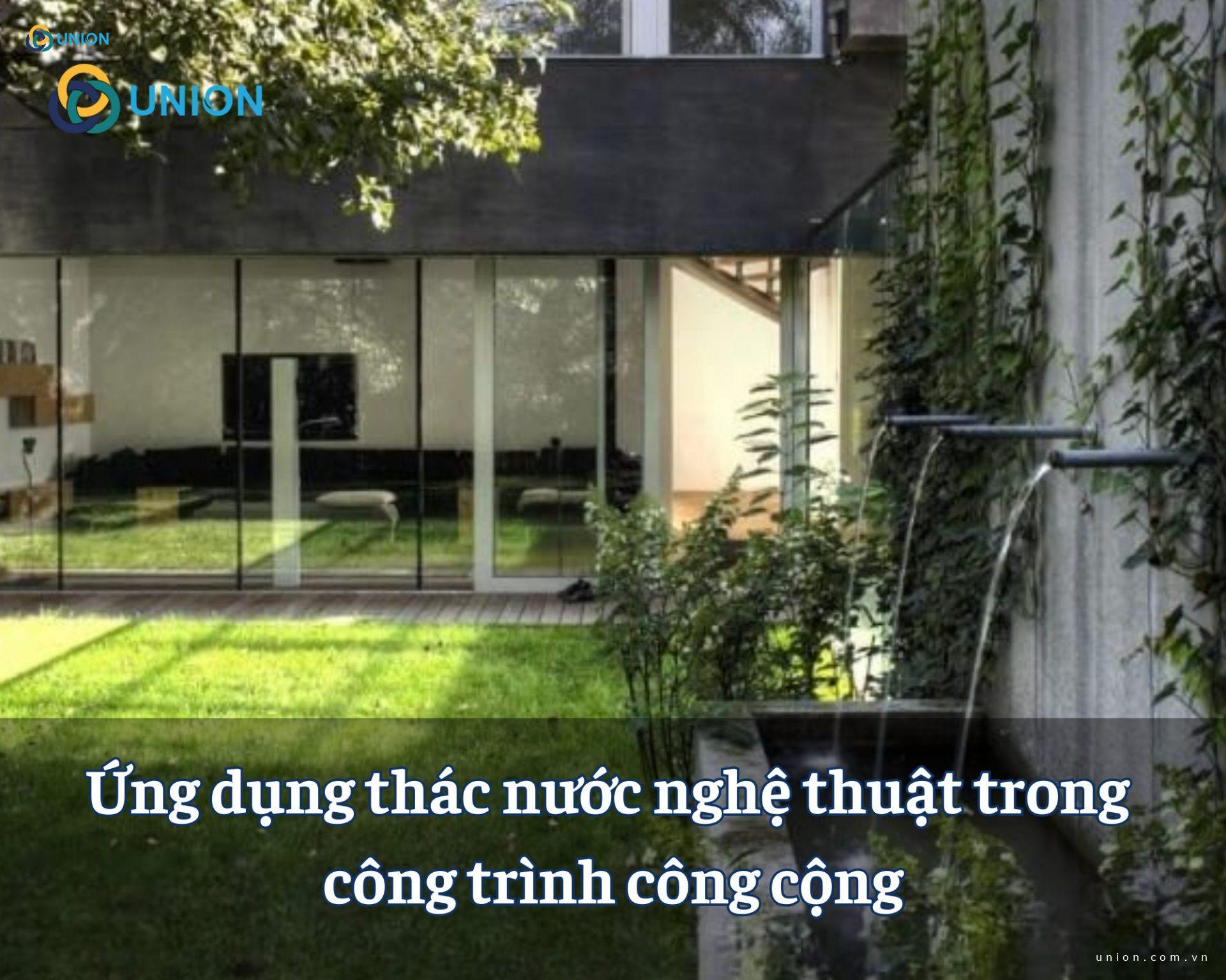 Ứng dụng thác nước nghệ thuật trong công trình công cộng