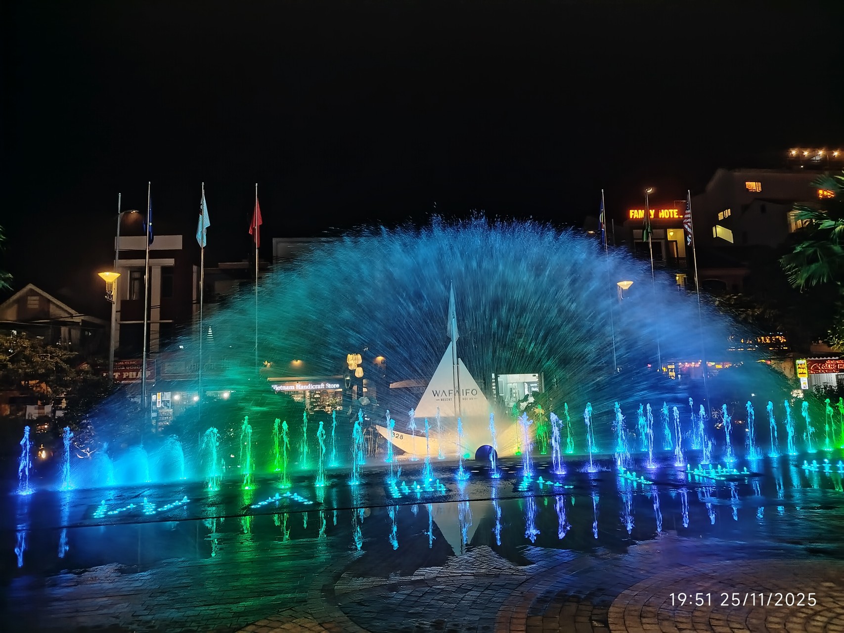 Sân nhạc nước WAFAIFO Hội An - Điểm check in HOT nhất ngay lúc này - UNION Dự án đã làm tăng sức hút cảnh quan