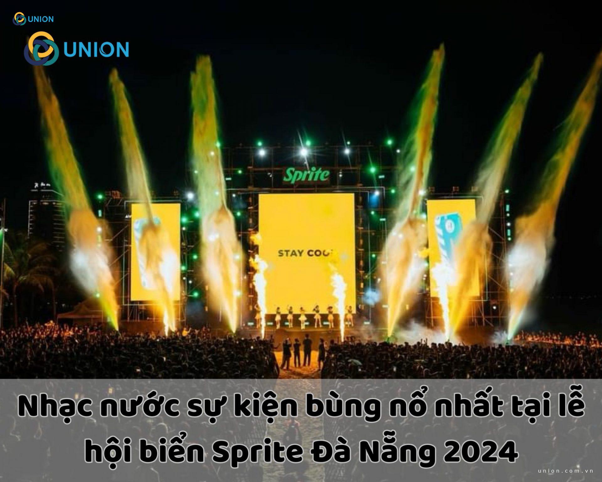 Nhạc nước sự kiện bùng nổ nhất tại lễ hội biển Sprite Đà Nẵng 2024