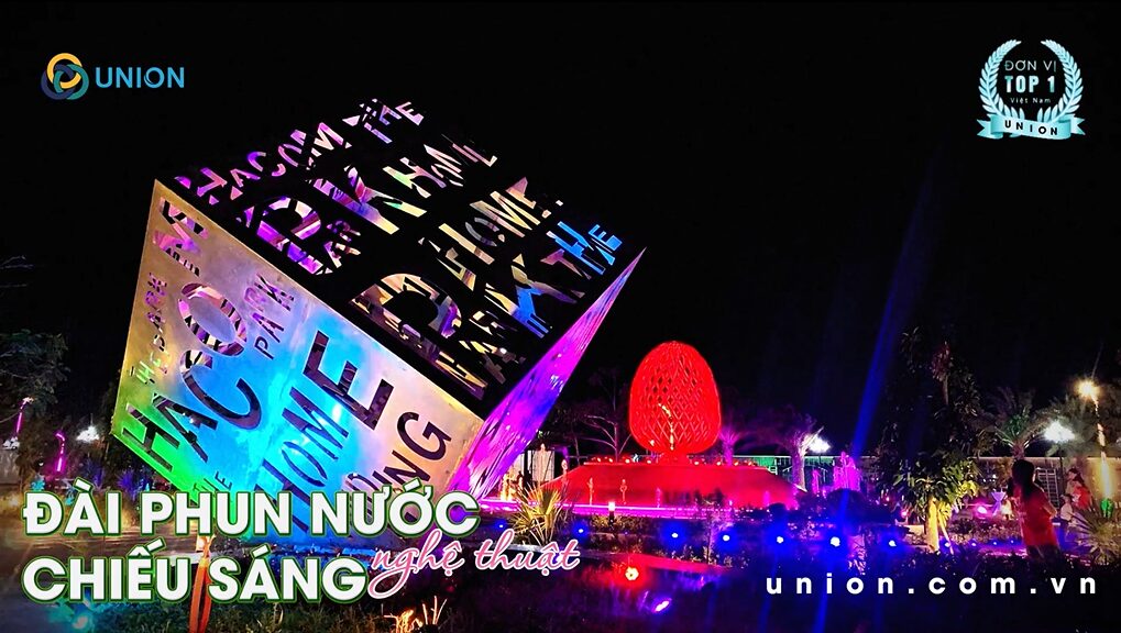 Công viên Quảng trường Ánh sáng (Ocean Light Square) và công viên Quảng trường Sân khấu (Ocean Theatre Square) thuộc Khu đô thị biển Bình Sơn - Ninh Chữ chính thức đưa vào hoạt động