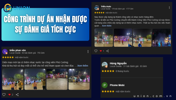 Công trình dự án đã nhận sự đánh giá tích cực không chỉ từ người dân địa phương mà còn là những du khách tham quan