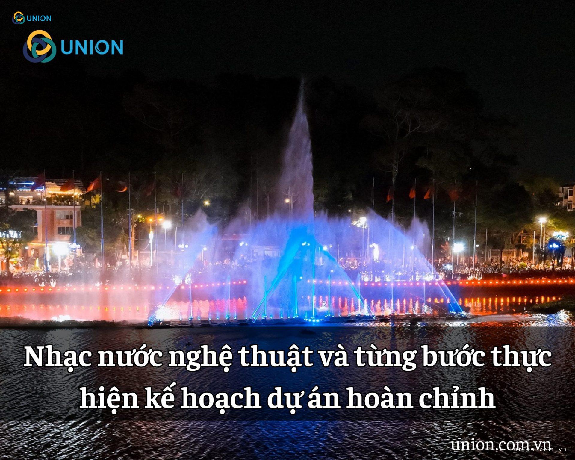 Nhạc nước nghệ thuật và từng bước thực hiện kế hoạch dự án hoàn chỉnh