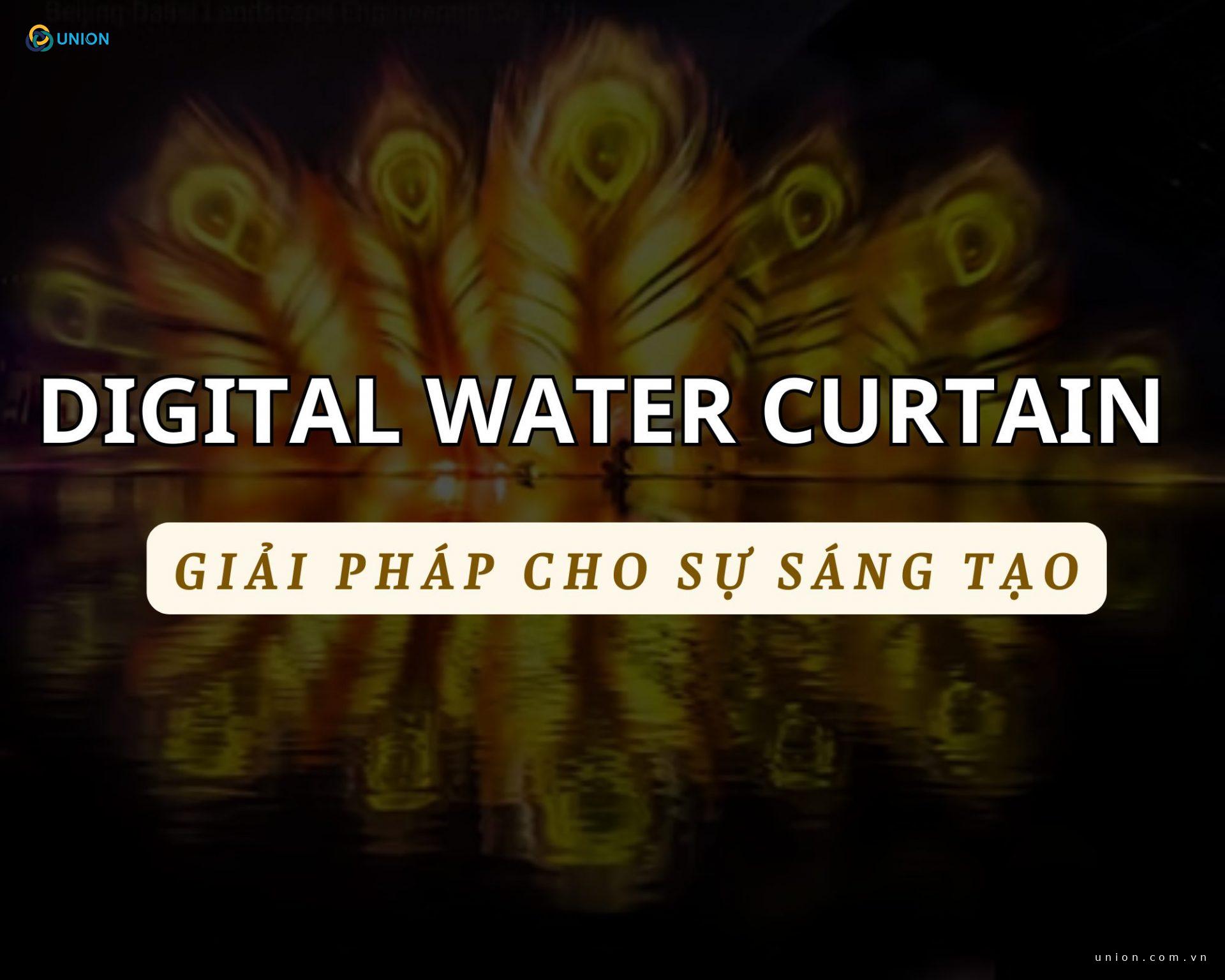 Giải pháp màn nước kỹ thuật số cho quảng cáo sáng tạo