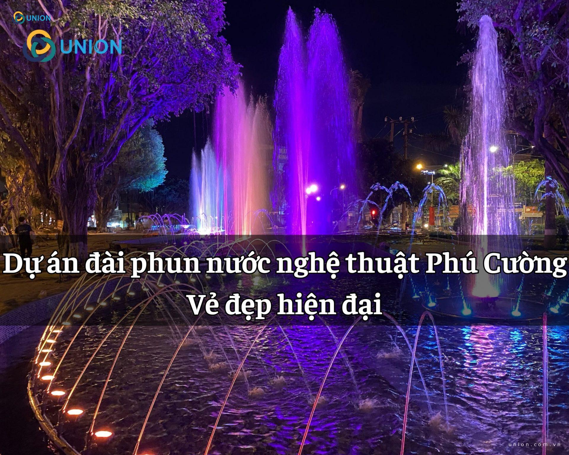 Dự án đài phun nước nghệ thuật Phú Cường - Vẻ đẹp hiện đại