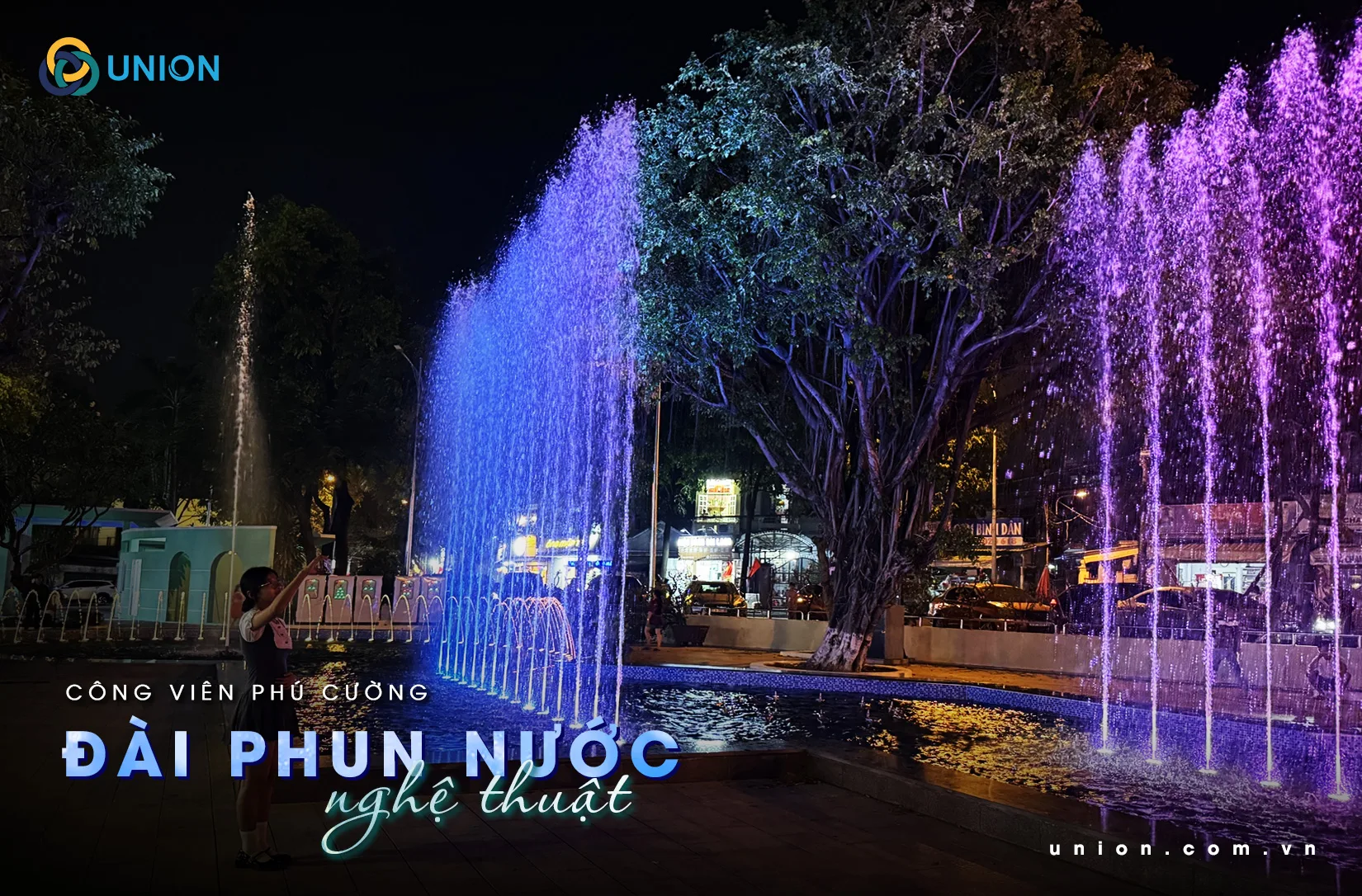 Tổng quan dự án đài phun nước công viên Phú Cường