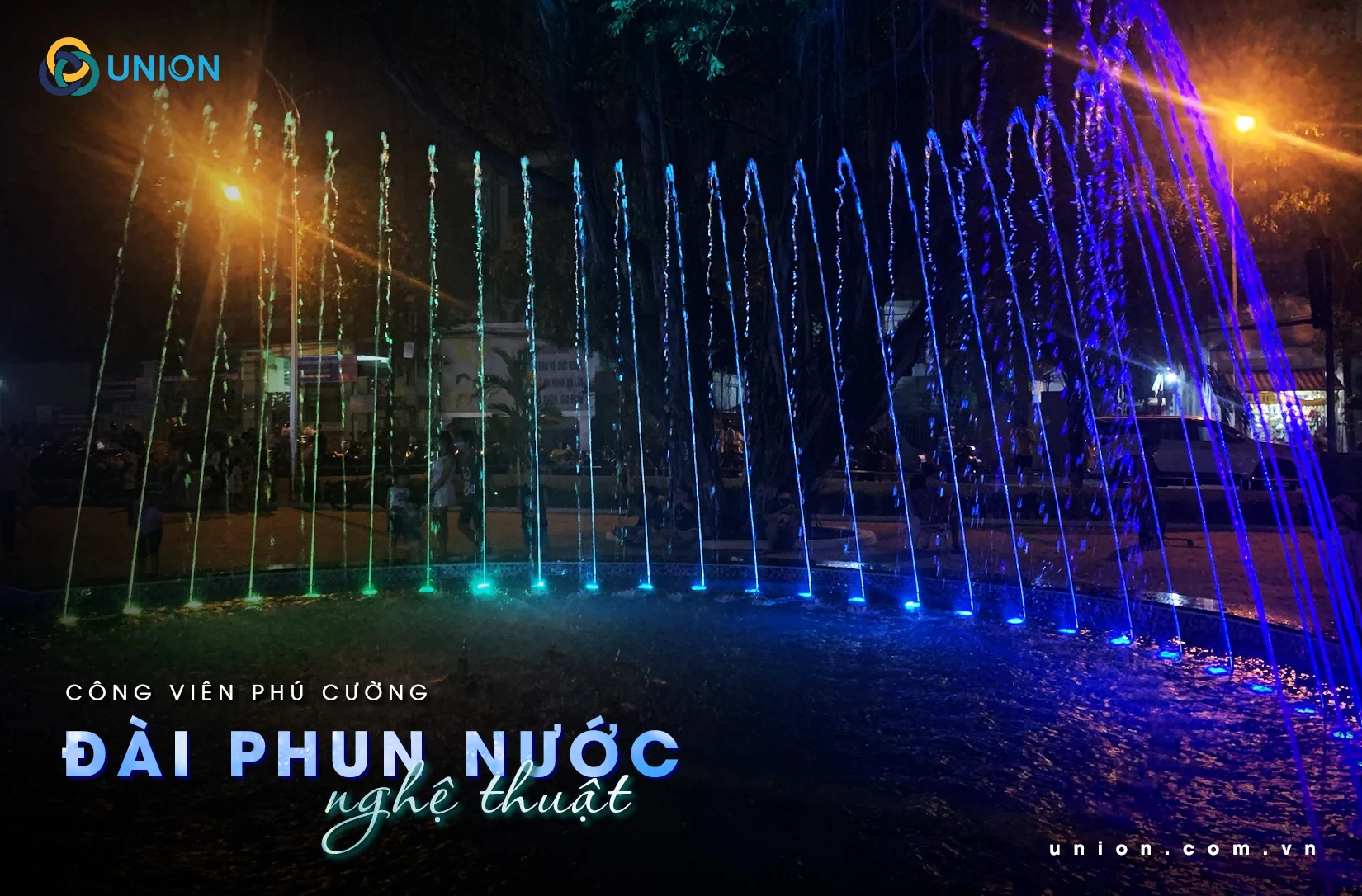 Công trình dự án đài phun nước công viên Phú Cường chính là biểu tượng mới, xu hướng mới trong phát triển cảnh quan