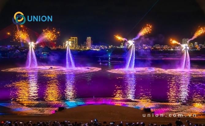 Nhạc nước sự kiện – Điểm nhấn ấn tượng cho chương trình 2025 - UNION Hệ thống vòi phun đa tầng – Hiệu ứng nước đầy mê hoặc