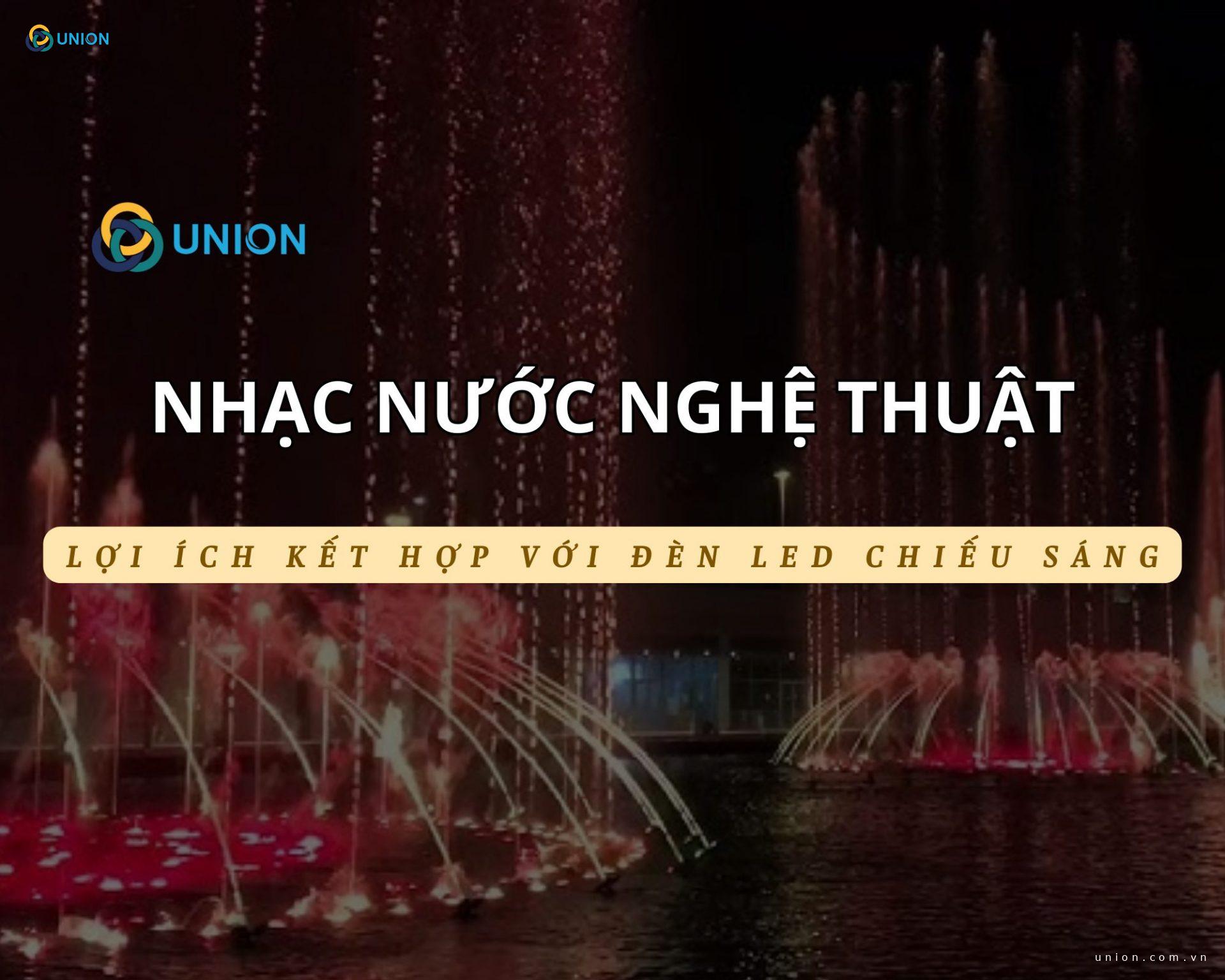 Lợi ích của việc kết hợp nhạc nước và ánh sáng LED đa sắc