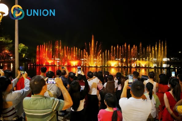 Một số hiệu ứng nhạc nước ấn tượng 2026 - UNION Bí quyết tối ưu hiệu ứng nhạc nước trong các công trình nghệ thuật