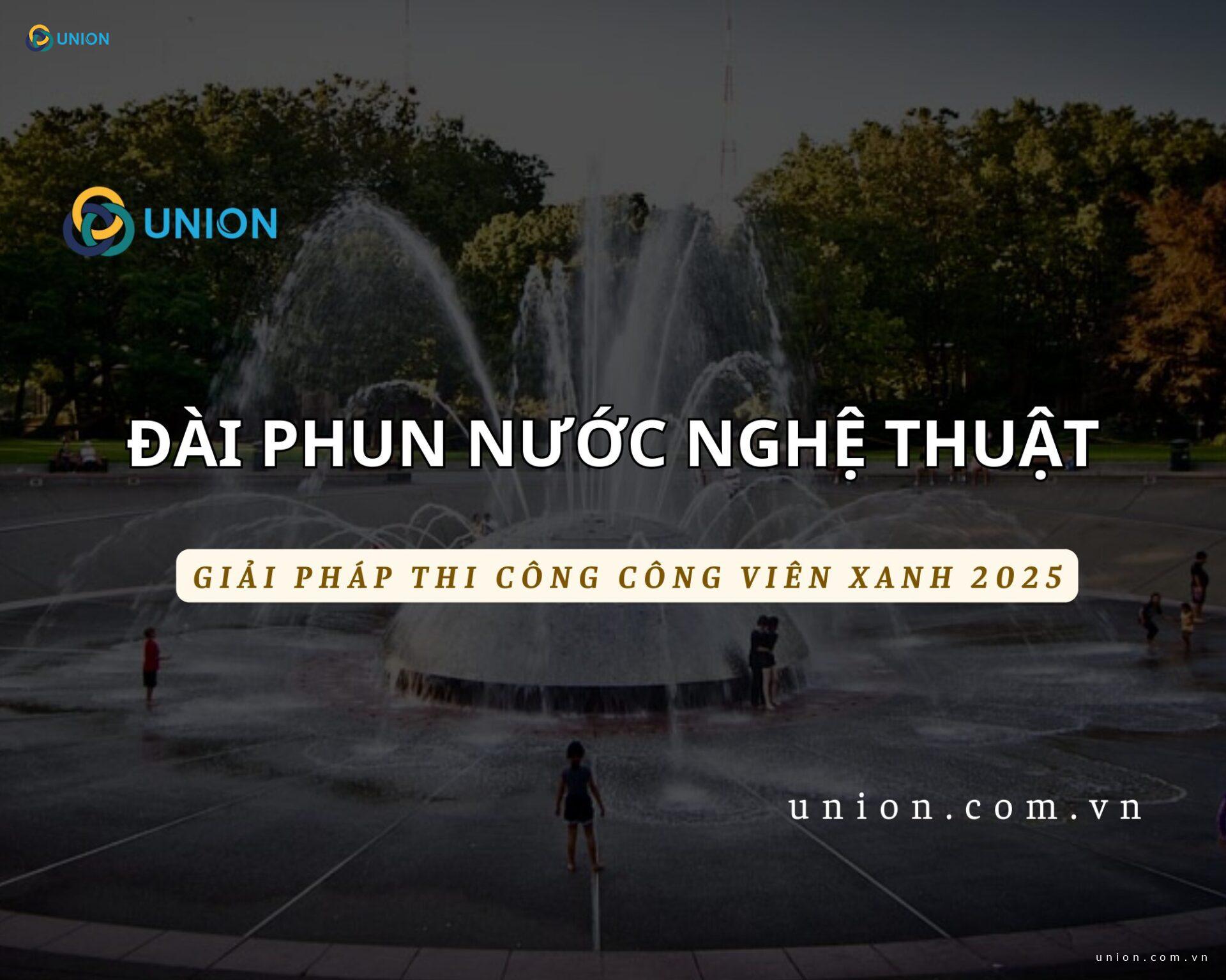 Giải pháp thi công đài phun nước nghệ thuật cho công viên xanh