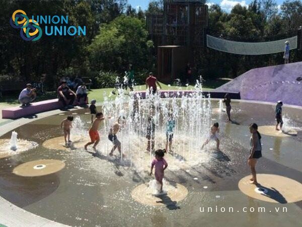 Thiết kế sân chơi nhạc nước phù hợp với cảnh quan và môi trường có trẻ em