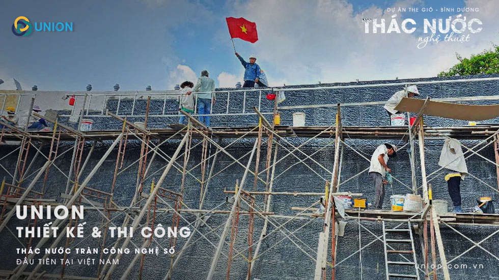 Thác nước The Gió – Thác nước nghệ thuật ĐẦU TIÊN tại Việt Nam - UNION UNION tự hào về năng lực để dẫn đầu ngành giải trí nghệ thuật nước - The GIÓ Riverside