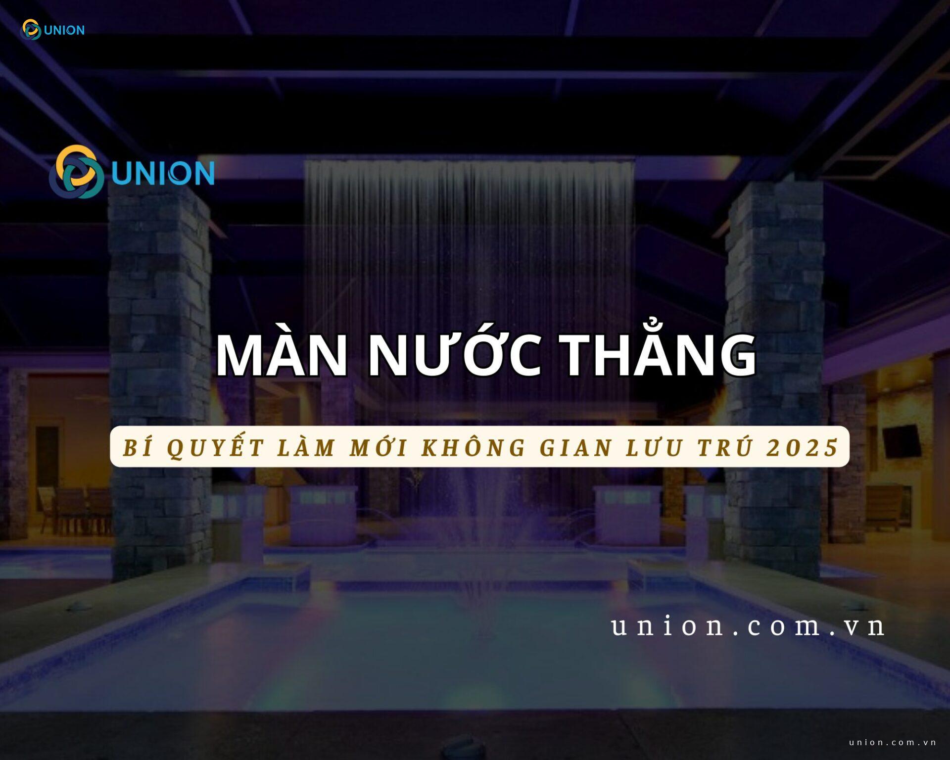 Ứng dụng màn nước thẳng – Bí quyết làm mới không gian lưu trú cao cấp