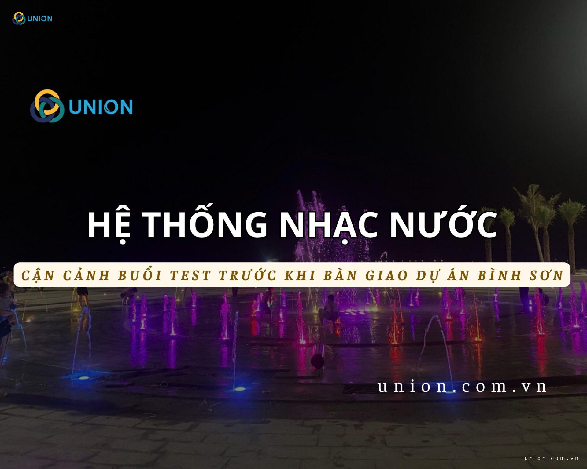 Cận cảnh buổi test hệ thống nhạc nước nghệ thuật 2025