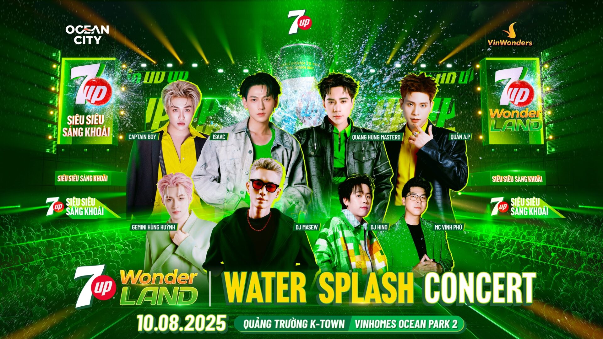 Bắt trọn khoảnh khắc ĐỒ CHƠI NƯỚC cực khét tại sự kiện 7UP 2025 - UNION Đồ chơi nước với trải nghiệm đỉnh cao công nghệ phun nước