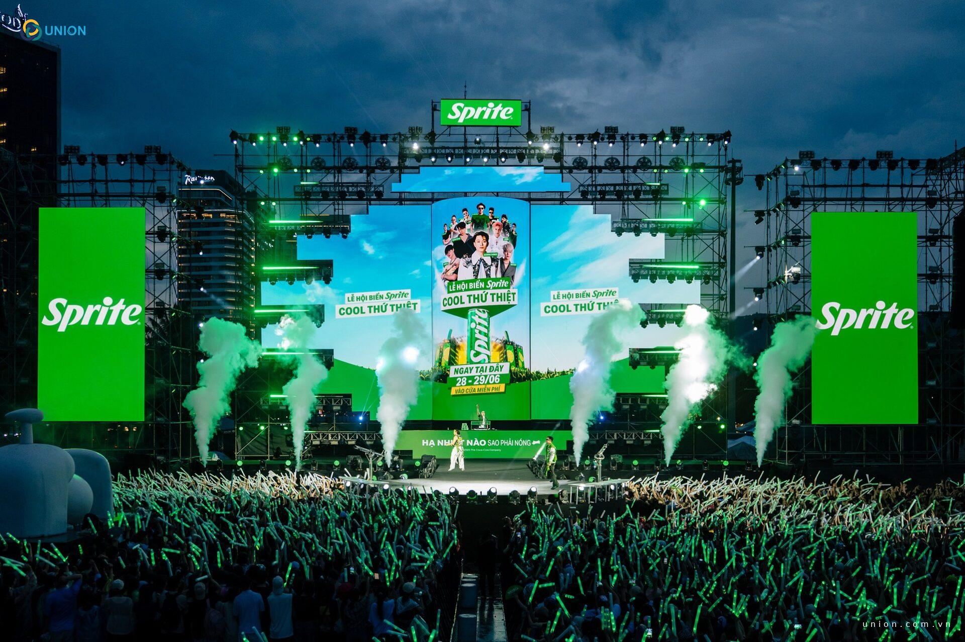 SPRITE EDM 2025 với 7 khoảnh khắc BEST moments gây bão nhất - UNION Súng phun nước đồng bộ theo nhịp bass – combo “chất phát ngất”