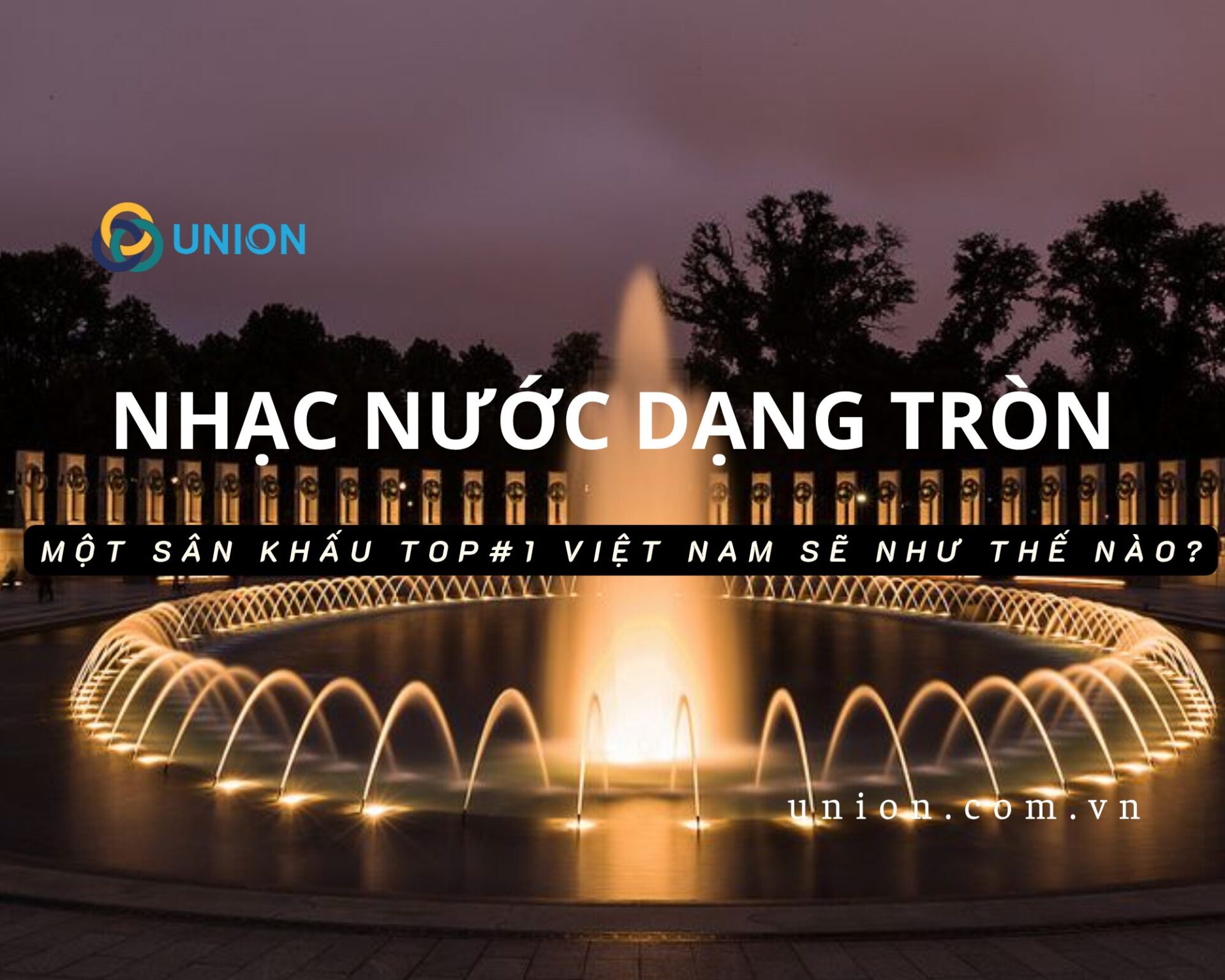 Mô tả chi tiết về nhạc nước dạng tròn mới nhất 2025