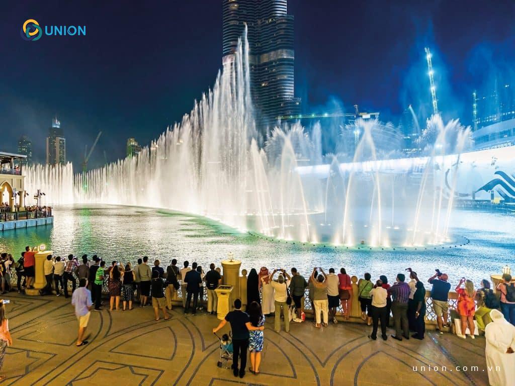 Kỷ nguyên vươn mình và TOP#1 màn giải trí nhạc nước ấn tượng trên thế giới - UNION Dubai Fountain – Show nhạc nước giữa sa mạc