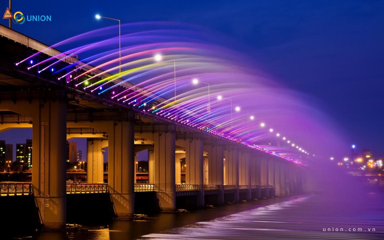 Kỷ nguyên vươn mình và TOP#1 màn giải trí nhạc nước ấn tượng trên thế giới - UNION Banpo Bridge Rainbow Fountain